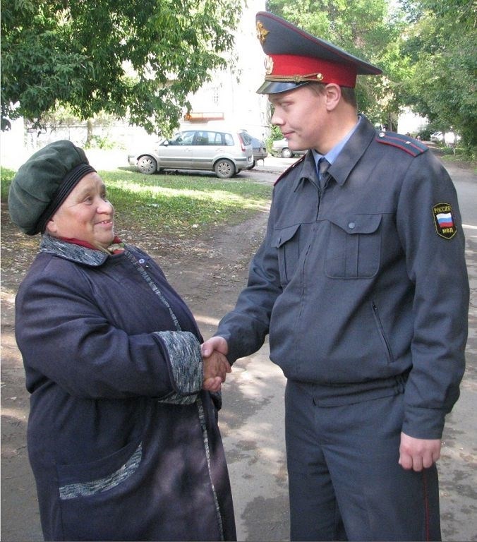 Процесс обучения участкового полицейского