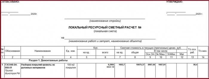 Что еще необходимо для согласования и утверждения сметы?