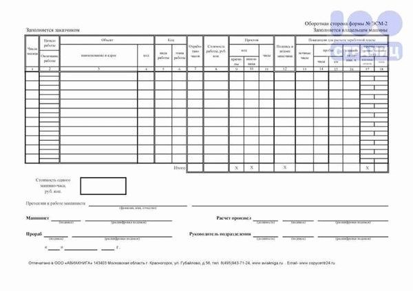 Год оформления путевого листа ЭСМ-2