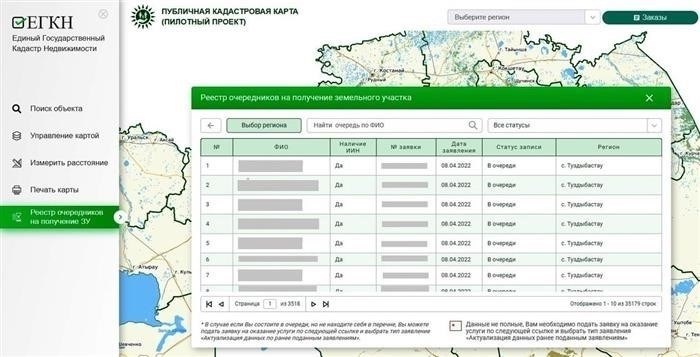 Как узнать очередь на земельный участок?