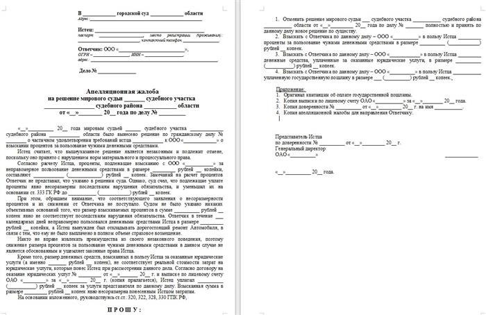 Документальный принцип «Обжалование решений мировых судей по вопросам безопасности