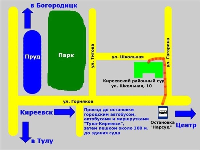 Организационная структура суда