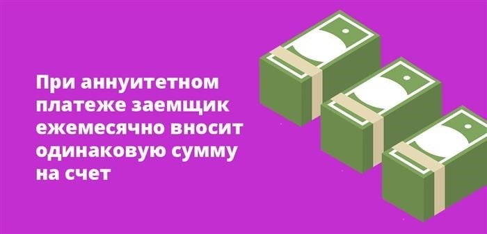 При дифференцированном платеже заемщик ежемесячно вносит на счет одинаковую сумму