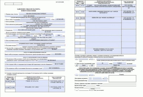 Дополнительные документы для оформления анкеты на загранпаспорт нового образца