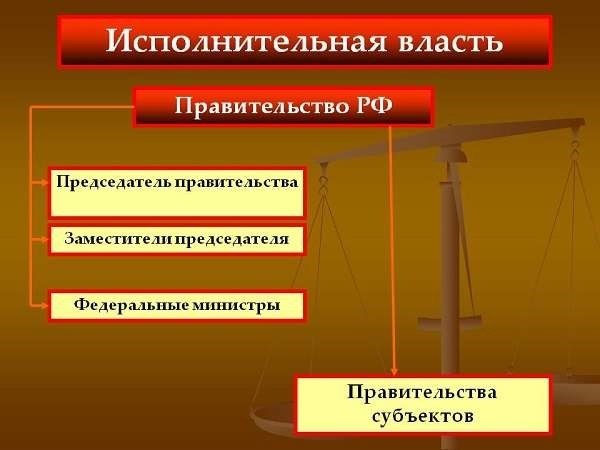 Органы государственной власти в России: