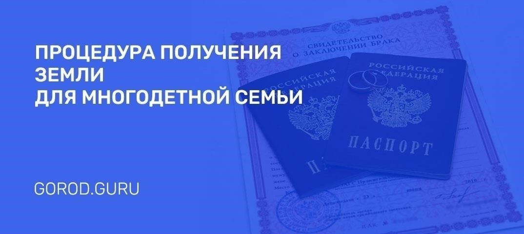Необходимые документы для бесплатной передачи земли многодетным семьям