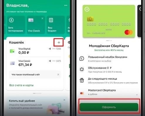 Предоставление информации о карте МИР через онлайн-портал